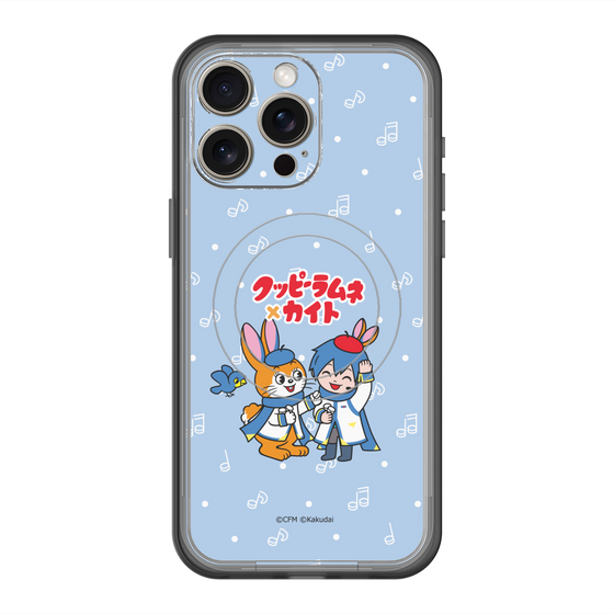 スリムプロテクションプレミアムケース with MagSafe［ 初音ミク×クッピーラムネ - KAITO×クッピー - デフォルメイラスト ］