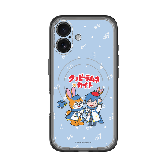スリムプロテクションプレミアムケース with MagSafe［ 初音ミク×クッピーラムネ - KAITO×クッピー - デフォルメイラスト ］
