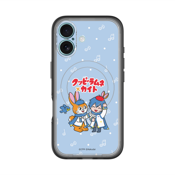 スリムプロテクションプレミアムケース with MagSafe［ 初音ミク×クッピーラムネ - KAITO×クッピー - デフォルメイラスト ］