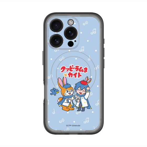 スリムプロテクションプレミアムケース with MagSafe［ 初音ミク×クッピーラムネ - KAITO×クッピー - デフォルメイラスト ］