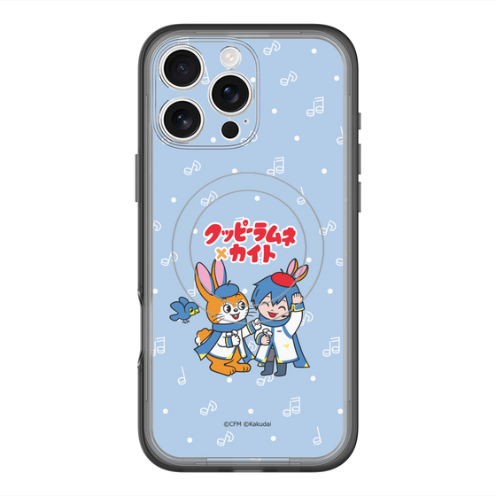 スリムプロテクションプレミアムケース with MagSafe［ 初音ミク×クッピーラムネ - KAITO×クッピー - デフォルメイラスト ］