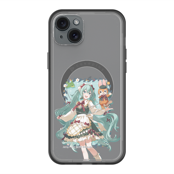 スリムプロテクションプレミアムケース with MagSafe［ 初音ミク×クッピーラムネ - 初音ミク×クッピー - 等身イラスト1 ］