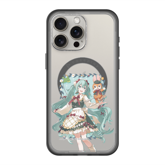 スリムプロテクションプレミアムケース with MagSafe［ 初音ミク×クッピーラムネ - 初音ミク×クッピー - 等身イラスト1 ］