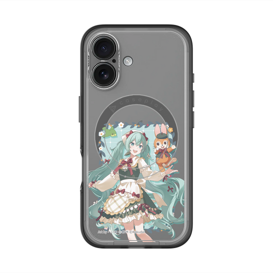 スリムプロテクションプレミアムケース with MagSafe［ 初音ミク×クッピーラムネ - 初音ミク×クッピー - 等身イラスト1 ］