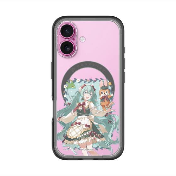 スリムプロテクションプレミアムケース with MagSafe［ 初音ミク×クッピーラムネ - 初音ミク×クッピー - 等身イラスト1 ］