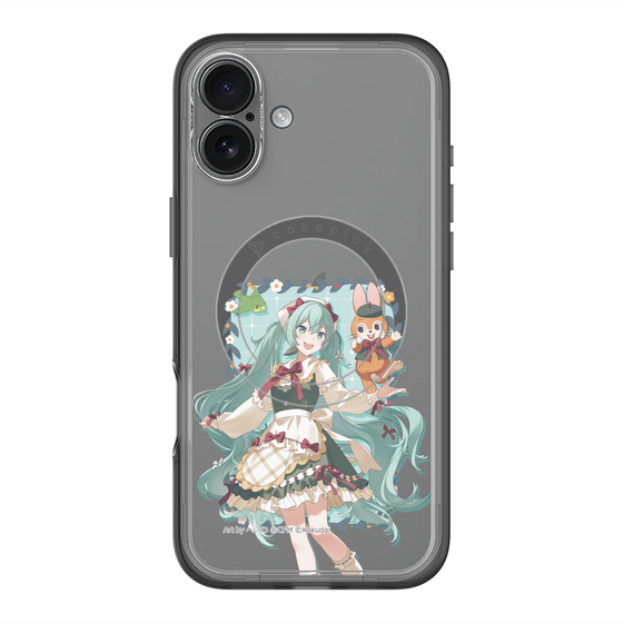スリムプロテクションプレミアムケース with MagSafe［ 初音ミク×クッピーラムネ - 初音ミク×クッピー - 等身イラスト1 ］