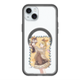 スリムプロテクションプレミアムケース with MagSafe［ 初音ミク×クッピーラムネ - 鏡音リン×ラム - 等身イラスト1 ］