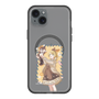 スリムプロテクションプレミアムケース with MagSafe［ 初音ミク×クッピーラムネ - 鏡音リン×ラム - 等身イラスト1 ］