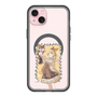 スリムプロテクションプレミアムケース with MagSafe［ 初音ミク×クッピーラムネ - 鏡音リン×ラム - 等身イラスト1 ］
