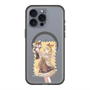 スリムプロテクションプレミアムケース with MagSafe［ 初音ミク×クッピーラムネ - 鏡音リン×ラム - 等身イラスト1 ］