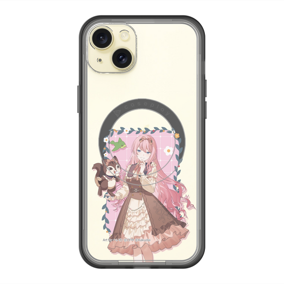 スリムプロテクションプレミアムケース with MagSafe［ 初音ミク×クッピーラムネ - 巡音ルカ×ラム - 等身イラスト1 ］