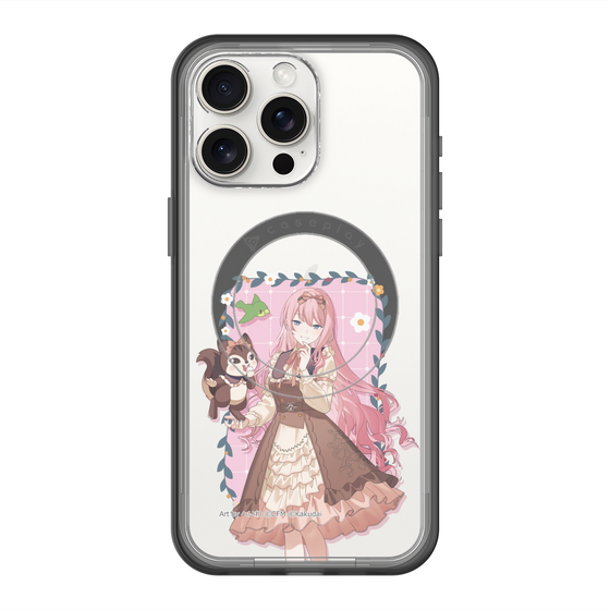 スリムプロテクションプレミアムケース with MagSafe［ 初音ミク×クッピーラムネ - 巡音ルカ×ラム - 等身イラスト1 ］