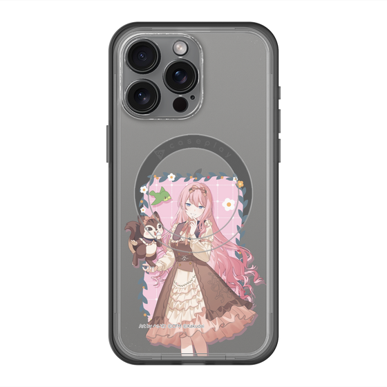 スリムプロテクションプレミアムケース with MagSafe［ 初音ミク×クッピーラムネ - 巡音ルカ×ラム - 等身イラスト1 ］