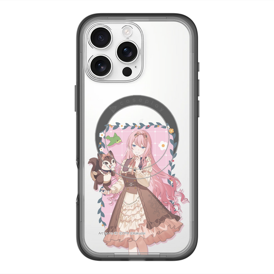 スリムプロテクションプレミアムケース with MagSafe［ 初音ミク×クッピーラムネ - 巡音ルカ×ラム - 等身イラスト1 ］
