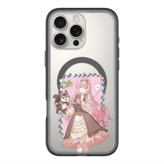 スリムプロテクションプレミアムケース with MagSafe［ 初音ミク×クッピーラムネ - 巡音ルカ×ラム - 等身イラスト1 ］