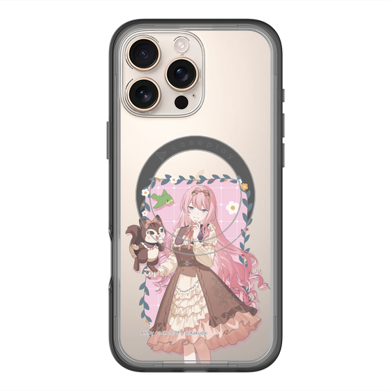 スリムプロテクションプレミアムケース with MagSafe［ 初音ミク×クッピーラムネ - 巡音ルカ×ラム - 等身イラスト1 ］