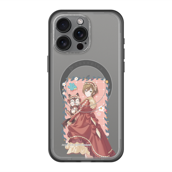 スリムプロテクションプレミアムケース with MagSafe［ 初音ミク×クッピーラムネ - MEIKO×ラム - 等身イラスト1 ］