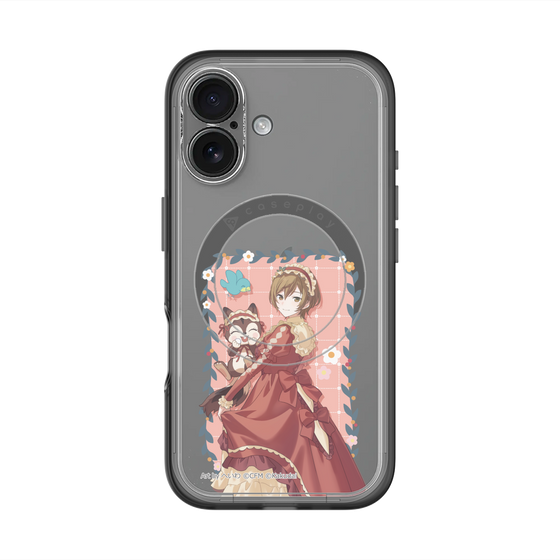 スリムプロテクションプレミアムケース with MagSafe［ 初音ミク×クッピーラムネ - MEIKO×ラム - 等身イラスト1 ］