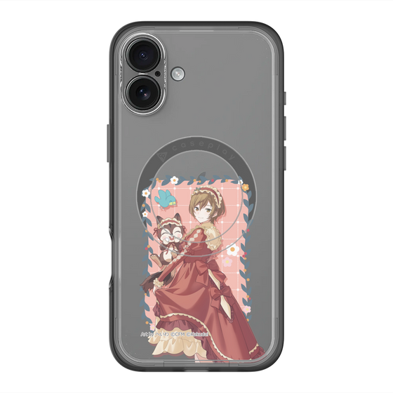 スリムプロテクションプレミアムケース with MagSafe［ 初音ミク×クッピーラムネ - MEIKO×ラム - 等身イラスト1 ］