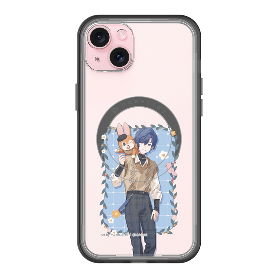 スリムプロテクションプレミアムケース with MagSafe［ 初音ミク×クッピーラムネ - KAITO×クッピー - 等身イラスト1 ］