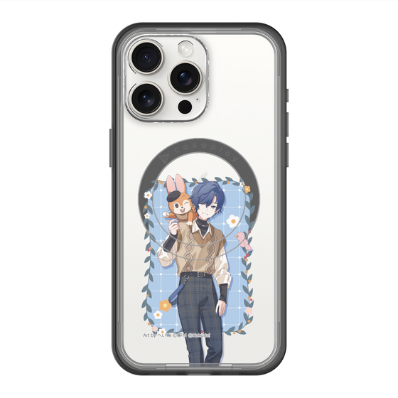 スリムプロテクションプレミアムケース with MagSafe［ 初音ミク×クッピーラムネ - KAITO×クッピー - 等身イラスト1 ］