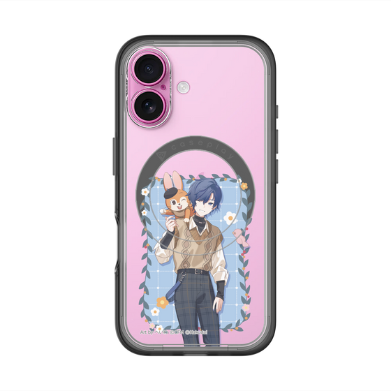 スリムプロテクションプレミアムケース with MagSafe［ 初音ミク×クッピーラムネ - KAITO×クッピー - 等身イラスト1 ］