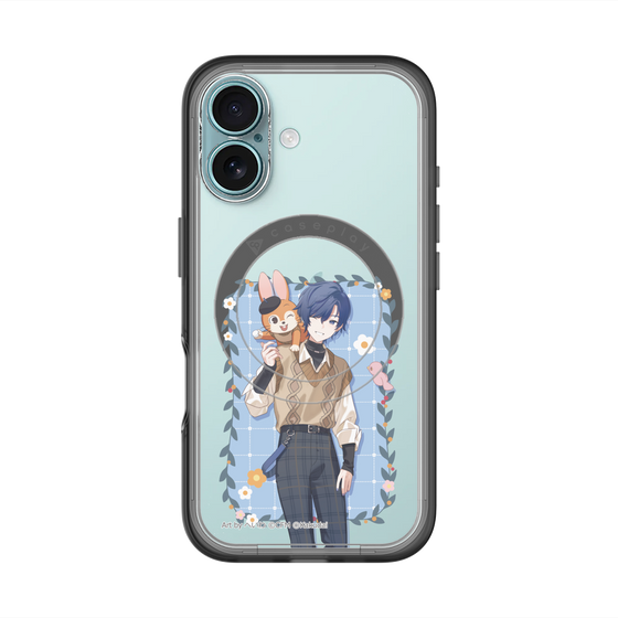 スリムプロテクションプレミアムケース with MagSafe［ 初音ミク×クッピーラムネ - KAITO×クッピー - 等身イラスト1 ］