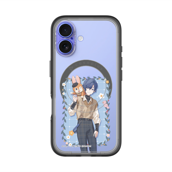 スリムプロテクションプレミアムケース with MagSafe［ 初音ミク×クッピーラムネ - KAITO×クッピー - 等身イラスト1 ］