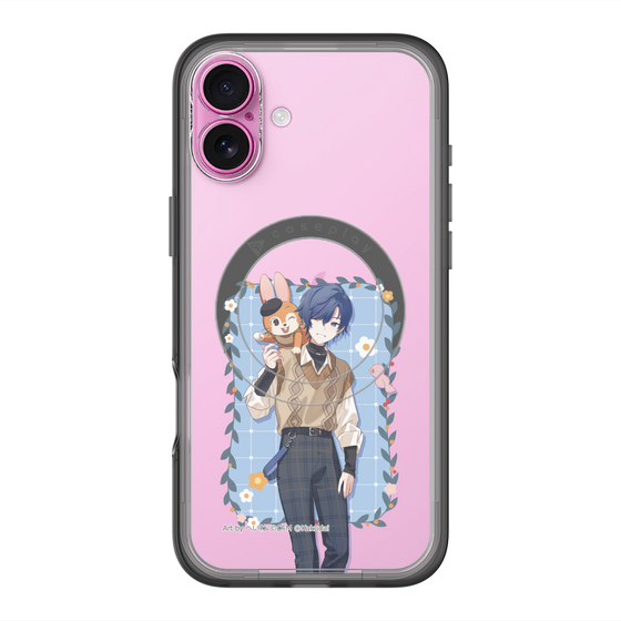 スリムプロテクションプレミアムケース with MagSafe［ 初音ミク×クッピーラムネ - KAITO×クッピー - 等身イラスト1 ］