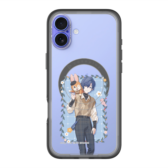 スリムプロテクションプレミアムケース with MagSafe［ 初音ミク×クッピーラムネ - KAITO×クッピー - 等身イラスト1 ］
