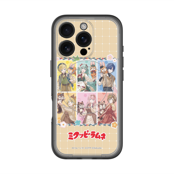 スリムプロテクションプレミアムケース with MagSafe［ 初音ミク×クッピーラムネ - 等身イラスト ］