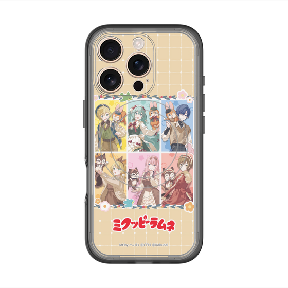 スリムプロテクションプレミアムケース with MagSafe［ 初音ミク×クッピーラムネ - 等身イラスト ］