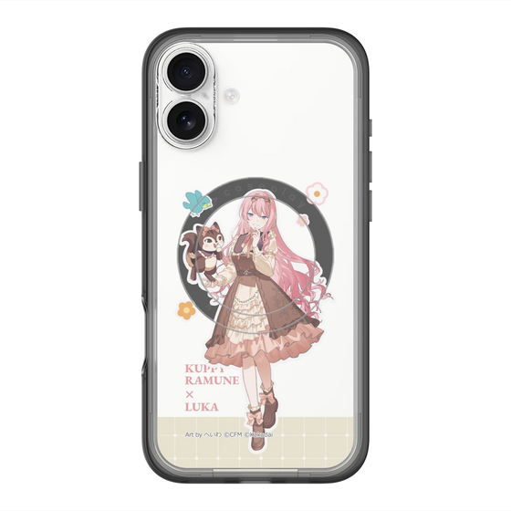 スリムプロテクションプレミアムケース with MagSafe［ 初音ミク×クッピーラムネ - 巡音ルカ×ラム - 等身イラスト2 ］