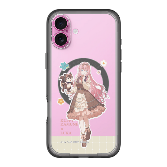 スリムプロテクションプレミアムケース with MagSafe［ 初音ミク×クッピーラムネ - 巡音ルカ×ラム - 等身イラスト2 ］