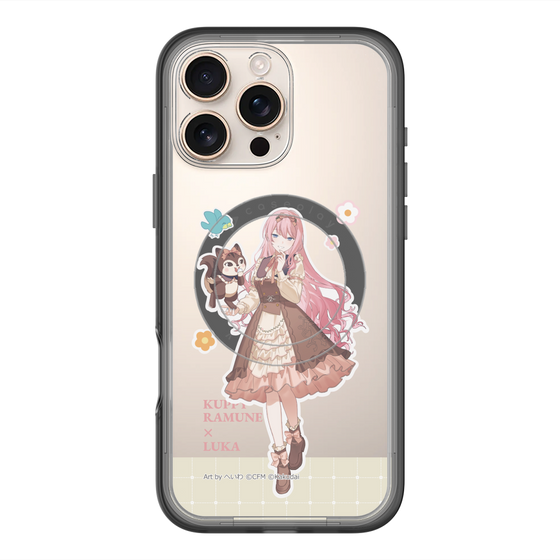 スリムプロテクションプレミアムケース with MagSafe［ 初音ミク×クッピーラムネ - 巡音ルカ×ラム - 等身イラスト2 ］