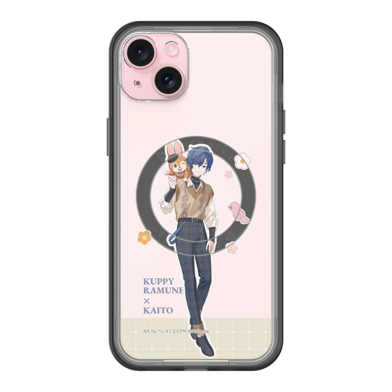 スリムプロテクションプレミアムケース with MagSafe［ 初音ミク×クッピーラムネ - KAITO×クッピー - 等身イラスト2 ］