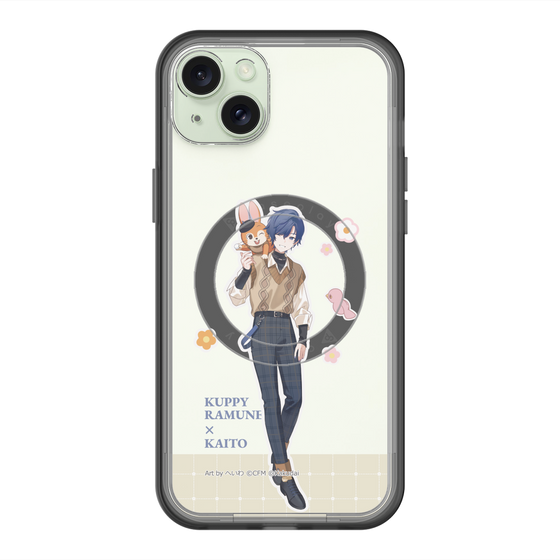 スリムプロテクションプレミアムケース with MagSafe［ 初音ミク×クッピーラムネ - KAITO×クッピー - 等身イラスト2 ］