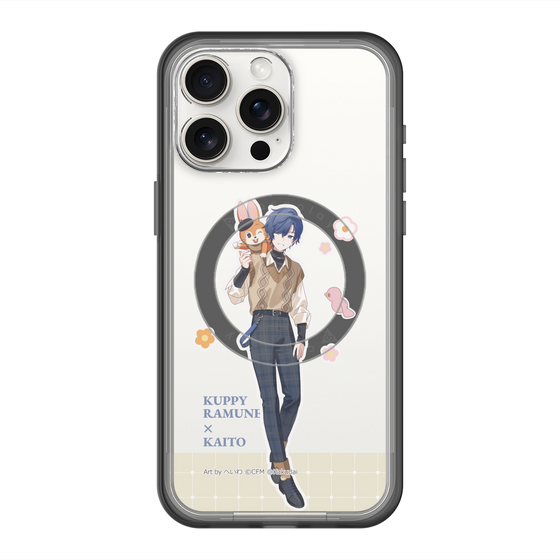 スリムプロテクションプレミアムケース with MagSafe［ 初音ミク×クッピーラムネ - KAITO×クッピー - 等身イラスト2 ］