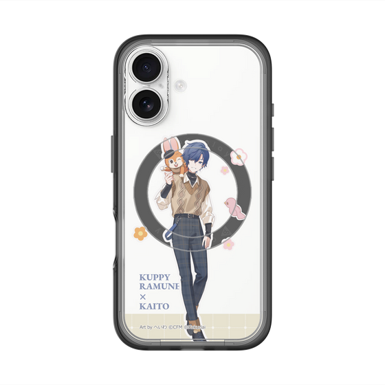 スリムプロテクションプレミアムケース with MagSafe［ 初音ミク×クッピーラムネ - KAITO×クッピー - 等身イラスト2 ］