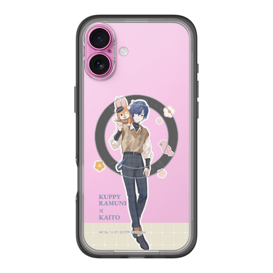 スリムプロテクションプレミアムケース with MagSafe［ 初音ミク×クッピーラムネ - KAITO×クッピー - 等身イラスト2 ］
