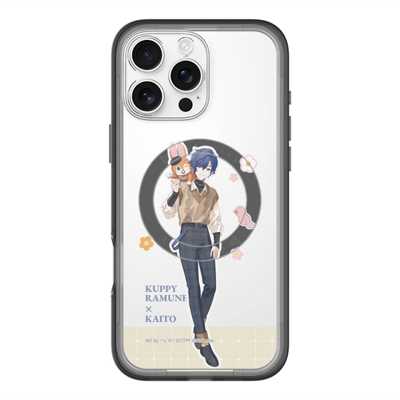 スリムプロテクションプレミアムケース with MagSafe［ 初音ミク×クッピーラムネ - KAITO×クッピー - 等身イラスト2 ］