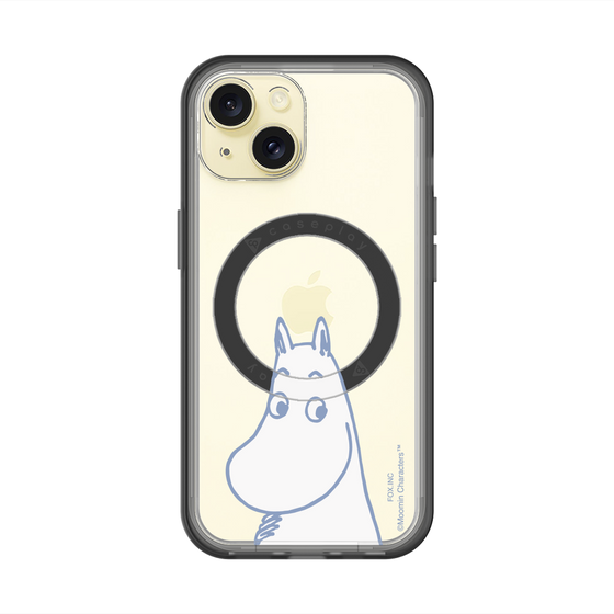 スリムプロテクションプレミアムケース with MagSafe［ MOOMIN - Familiar face ］