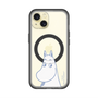 スリムプロテクションプレミアムケース with MagSafe［ MOOMIN - Familiar face ］