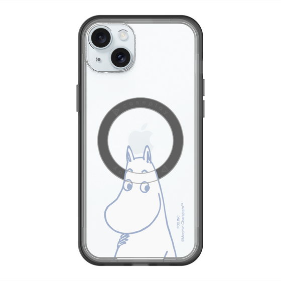 スリムプロテクションプレミアムケース with MagSafe［ MOOMIN - Familiar face ］