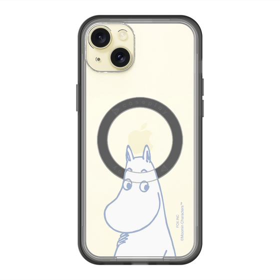 スリムプロテクションプレミアムケース with MagSafe［ MOOMIN - Familiar face ］