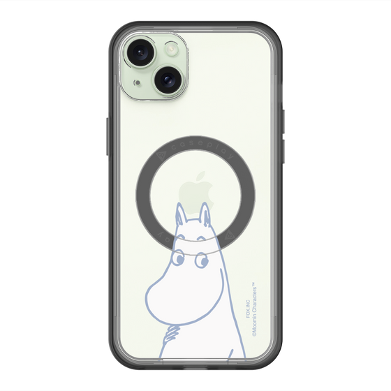 スリムプロテクションプレミアムケース with MagSafe［ MOOMIN - Familiar face ］