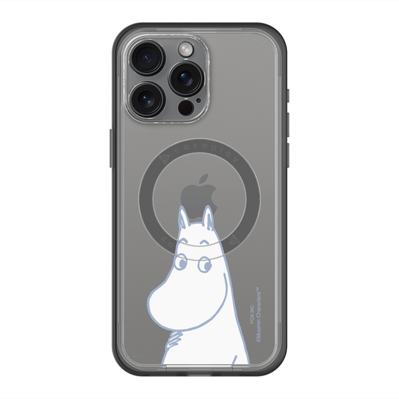 スリムプロテクションプレミアムケース with MagSafe［ MOOMIN - Familiar face ］