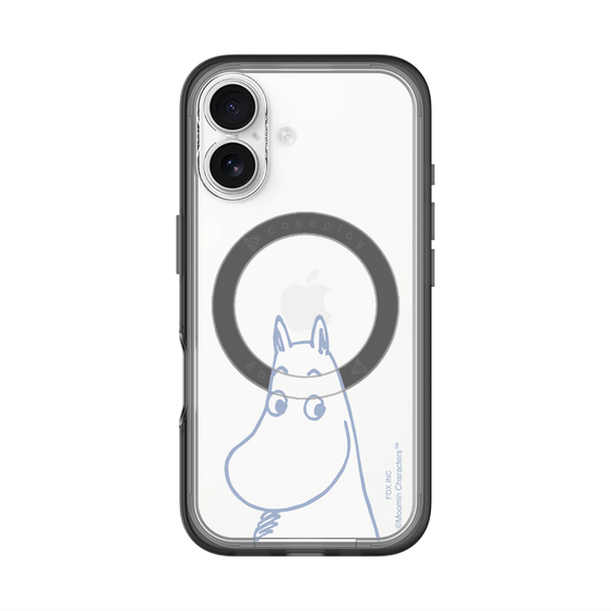 スリムプロテクションプレミアムケース with MagSafe［ MOOMIN - Familiar face ］