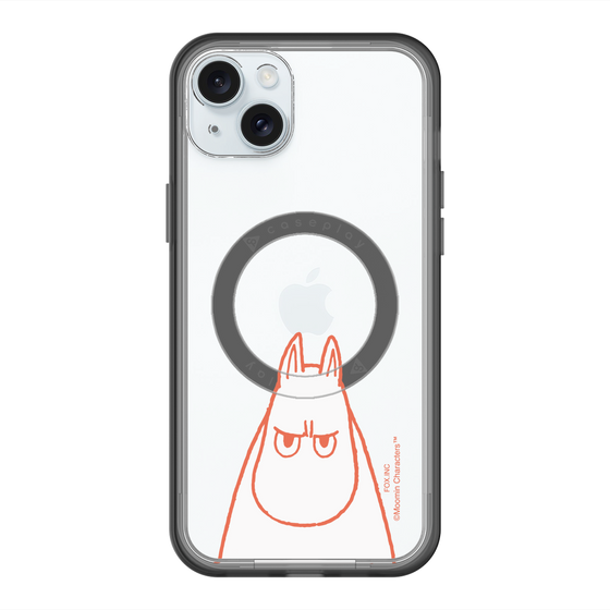 スリムプロテクションプレミアムケース with MagSafe［ MOOMIN - Angry face ］