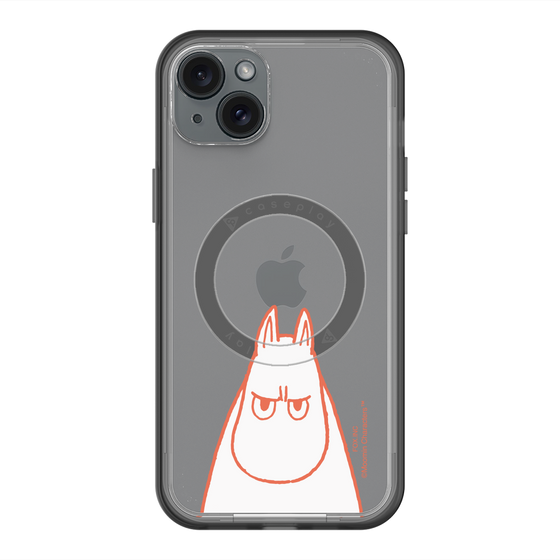 スリムプロテクションプレミアムケース with MagSafe［ MOOMIN - Angry face ］
